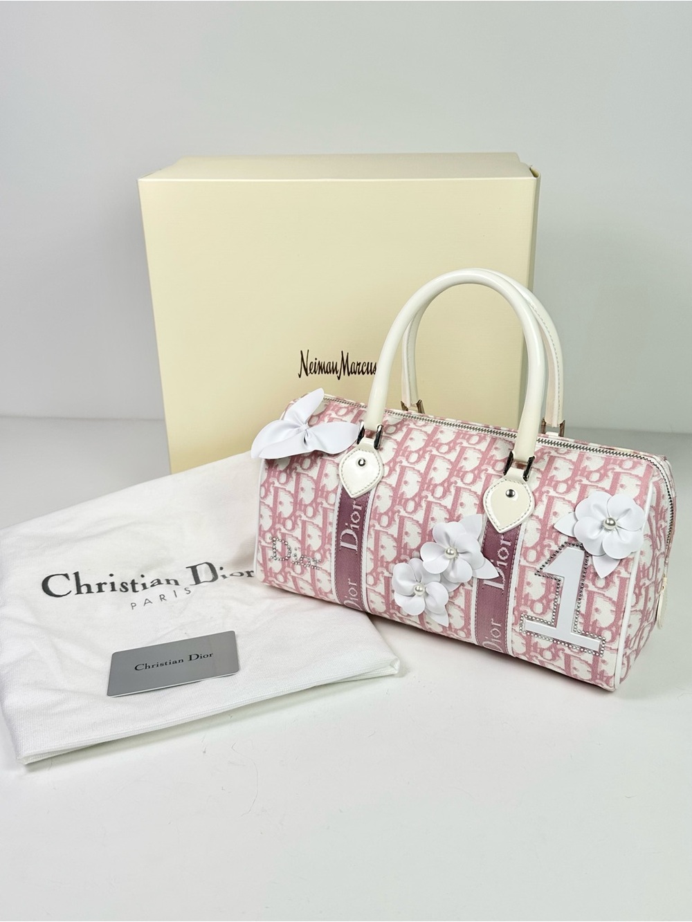 Vintage Christian Dior Diorissimo Girly Top Handle Bag